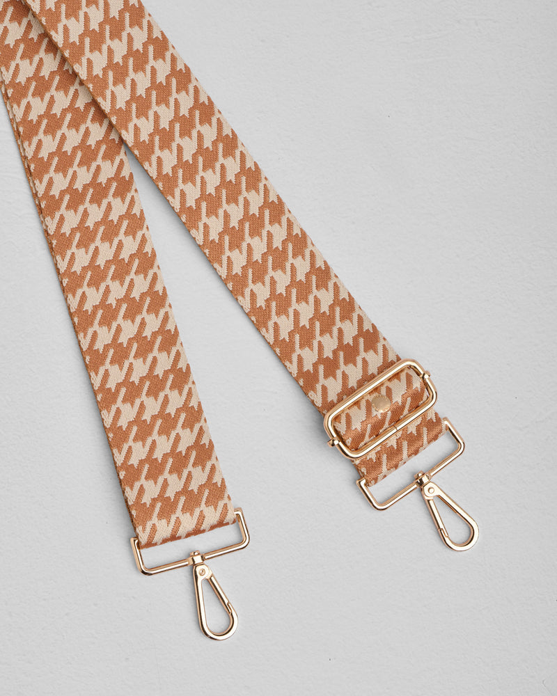 Strap Maple Hounds Tooth-Pom Pom London