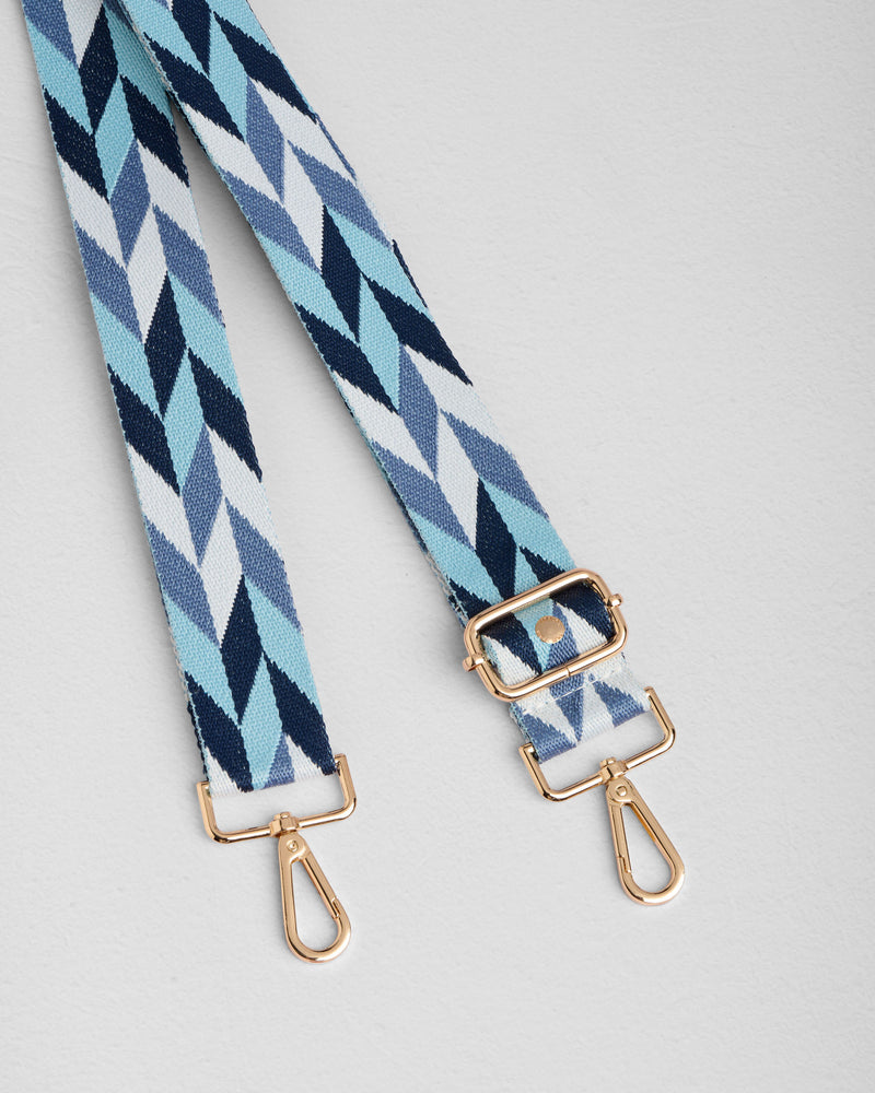 Strap Navy Harlequin-Pom Pom London