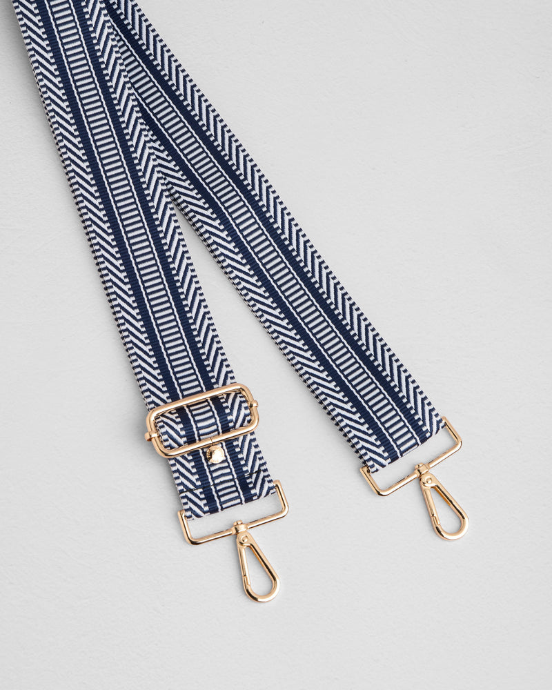 Strap Navy Mix-Pom Pom London