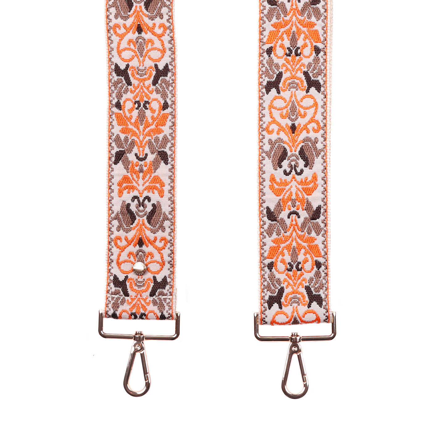 Strap Orange Floral-Pom Pom London