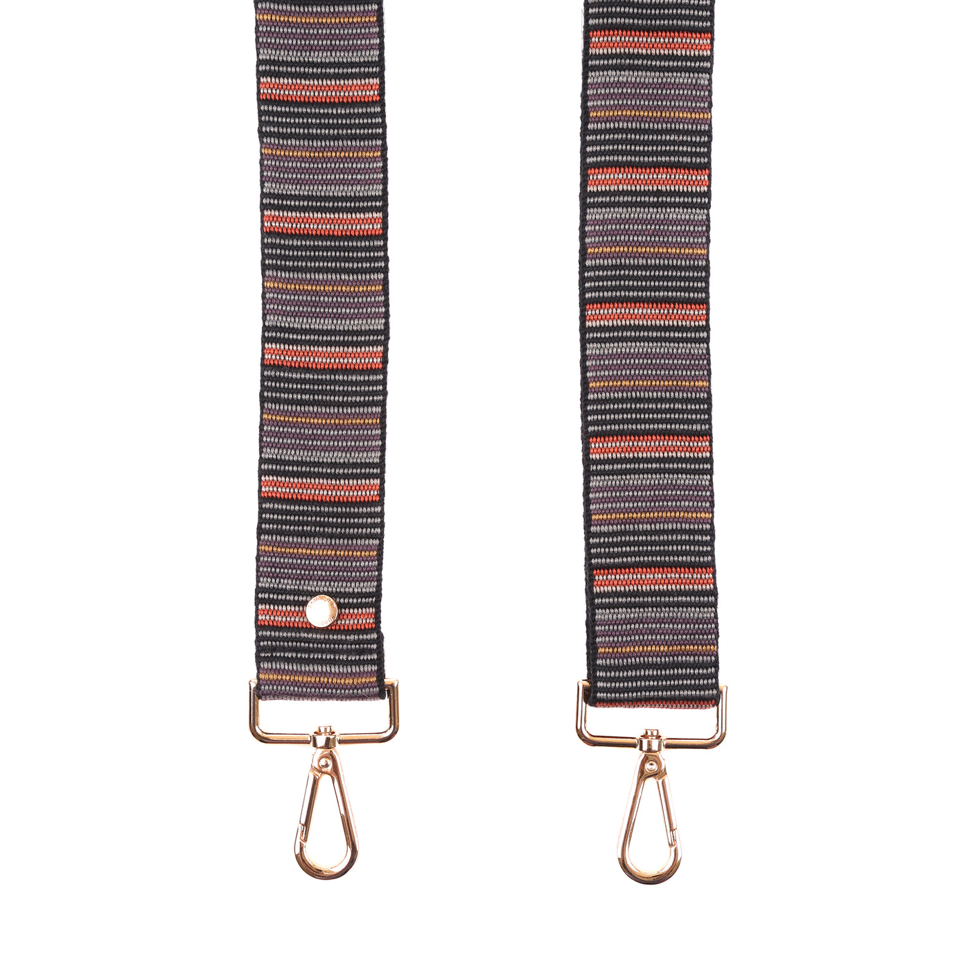 Strap Orange Multi Stripe-Pom Pom London