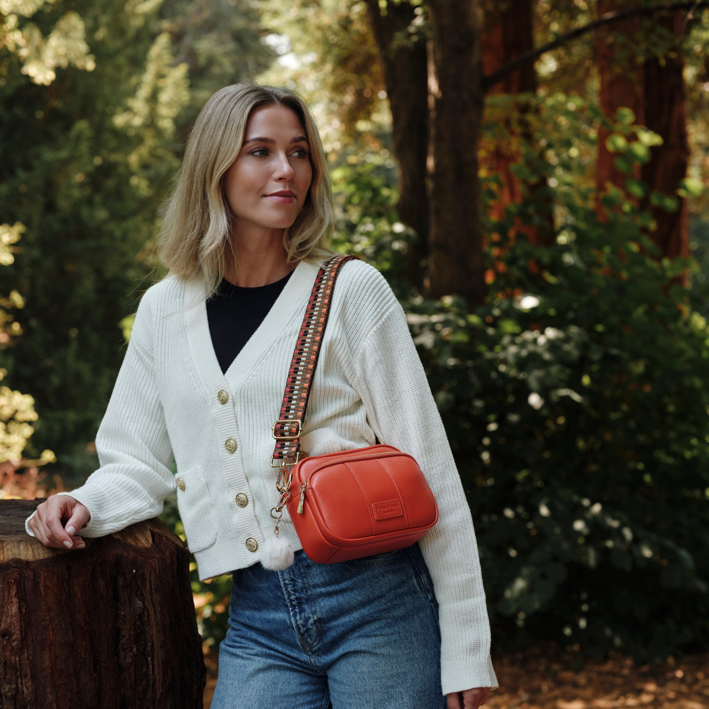 Strap Orange Spice Twill-Pom Pom London