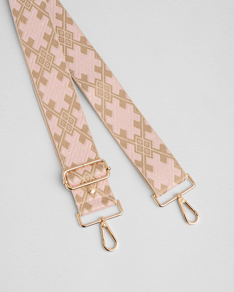 Strap Pink Cross Stitch-Pom Pom London