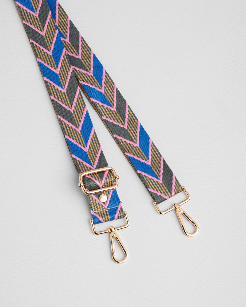 Strap Pink and Blue Arrow-Pom Pom London