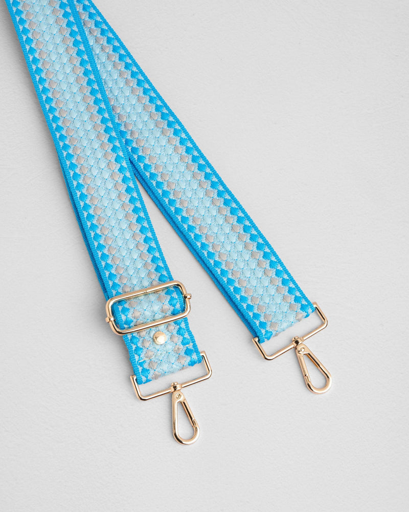 Strap Powder Blue Bobble-Pom Pom London