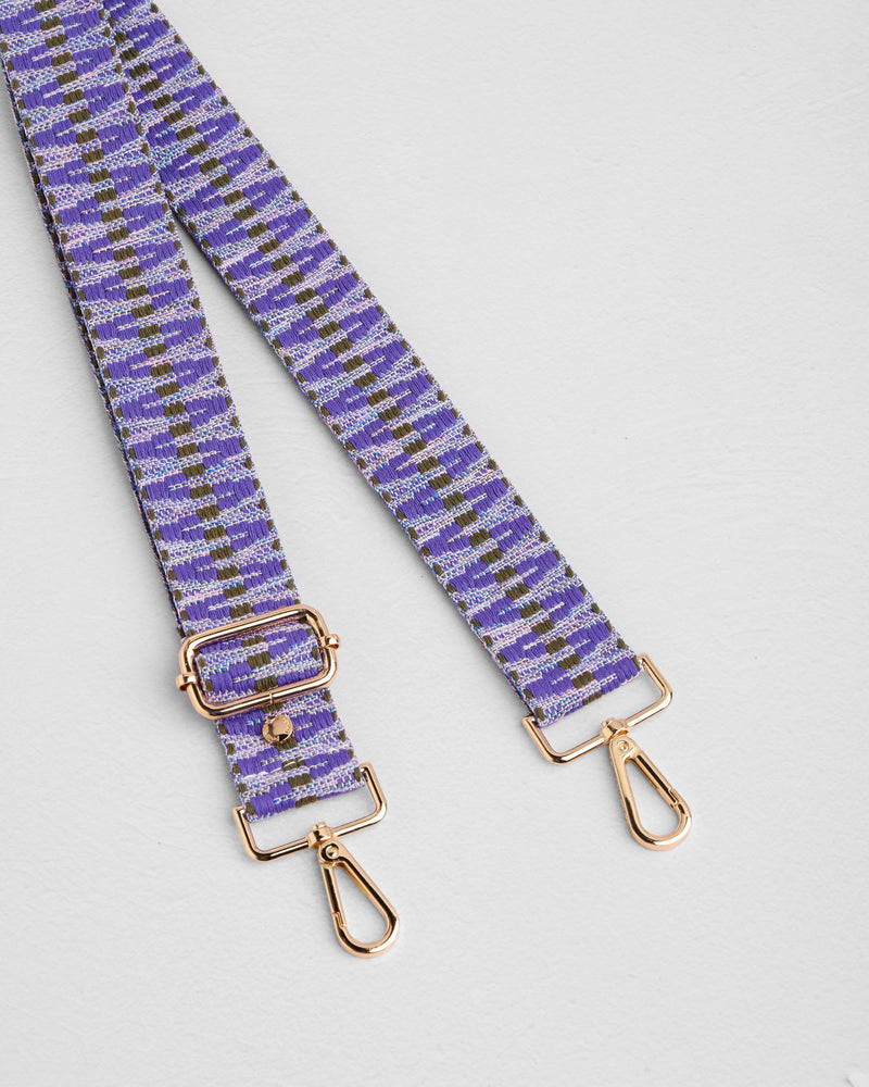 Strap Purple Nightshade Twill-Pom Pom London