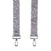 Strap Silver & Grey Leopard Silver Hardware