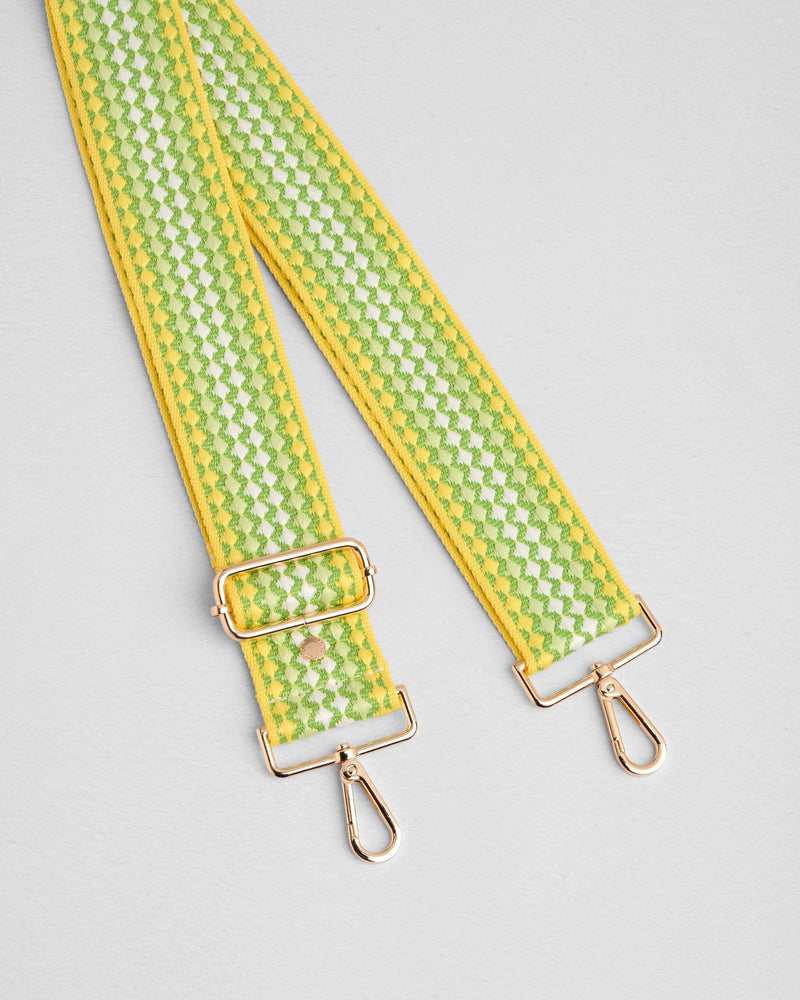 Strap Yellow & Green Bobble-Pom Pom London