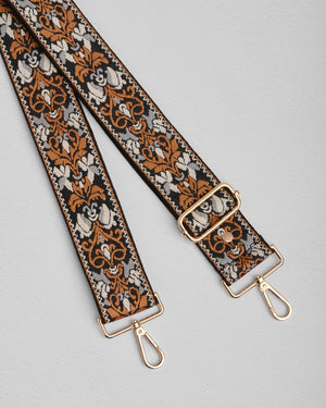 Strap Chestnut Floral