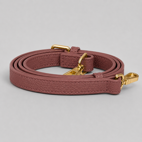 Dusky Orchid Duo Zip Crossbody Bag | Pom Pom London