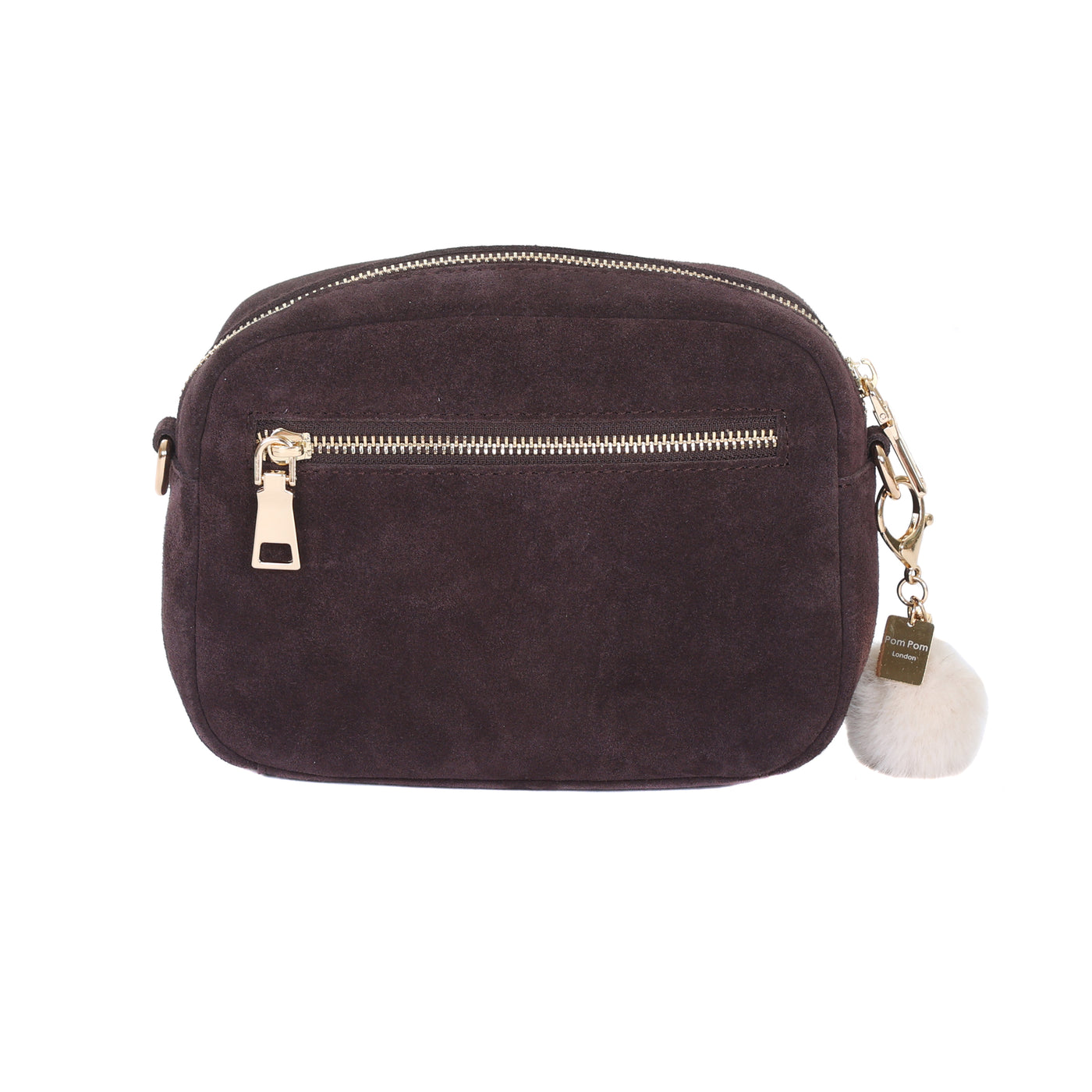 Mayfair Suede Bag Chocolate Plum