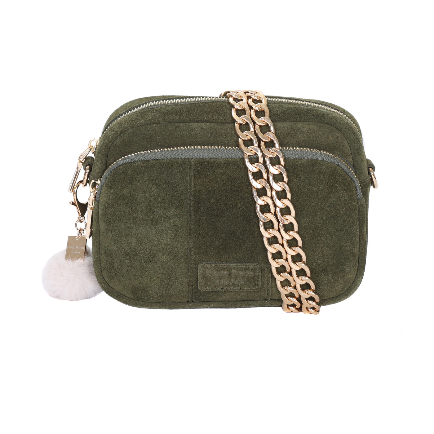 Mayfair Suede Bag Olive Green