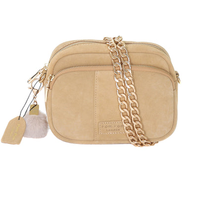 Mayfair Suede Bag Sand & Accessories
