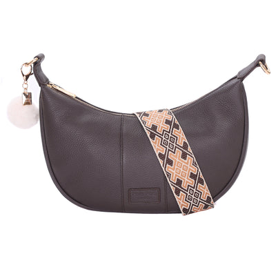 Sutton Sling Bag Conker-Pom Pom London