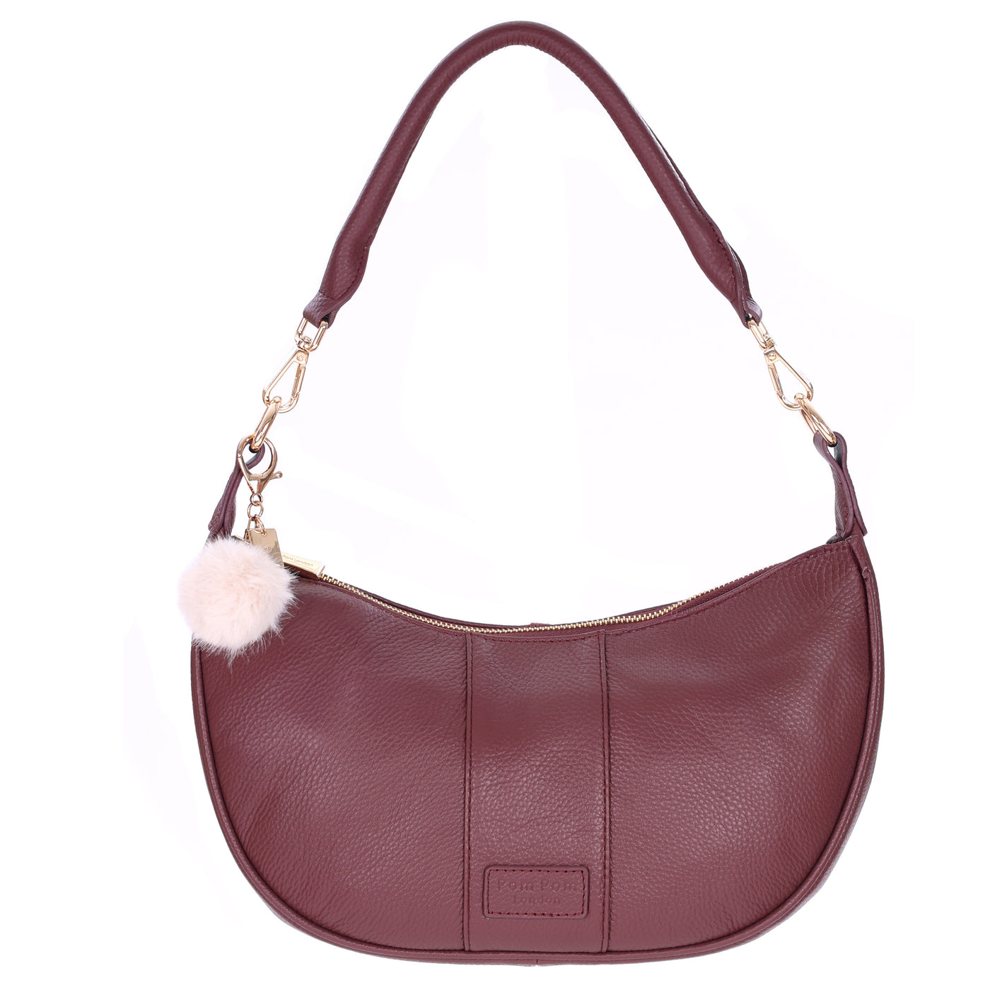 Sutton Sling Bag Deep Burgundy-Pom Pom London