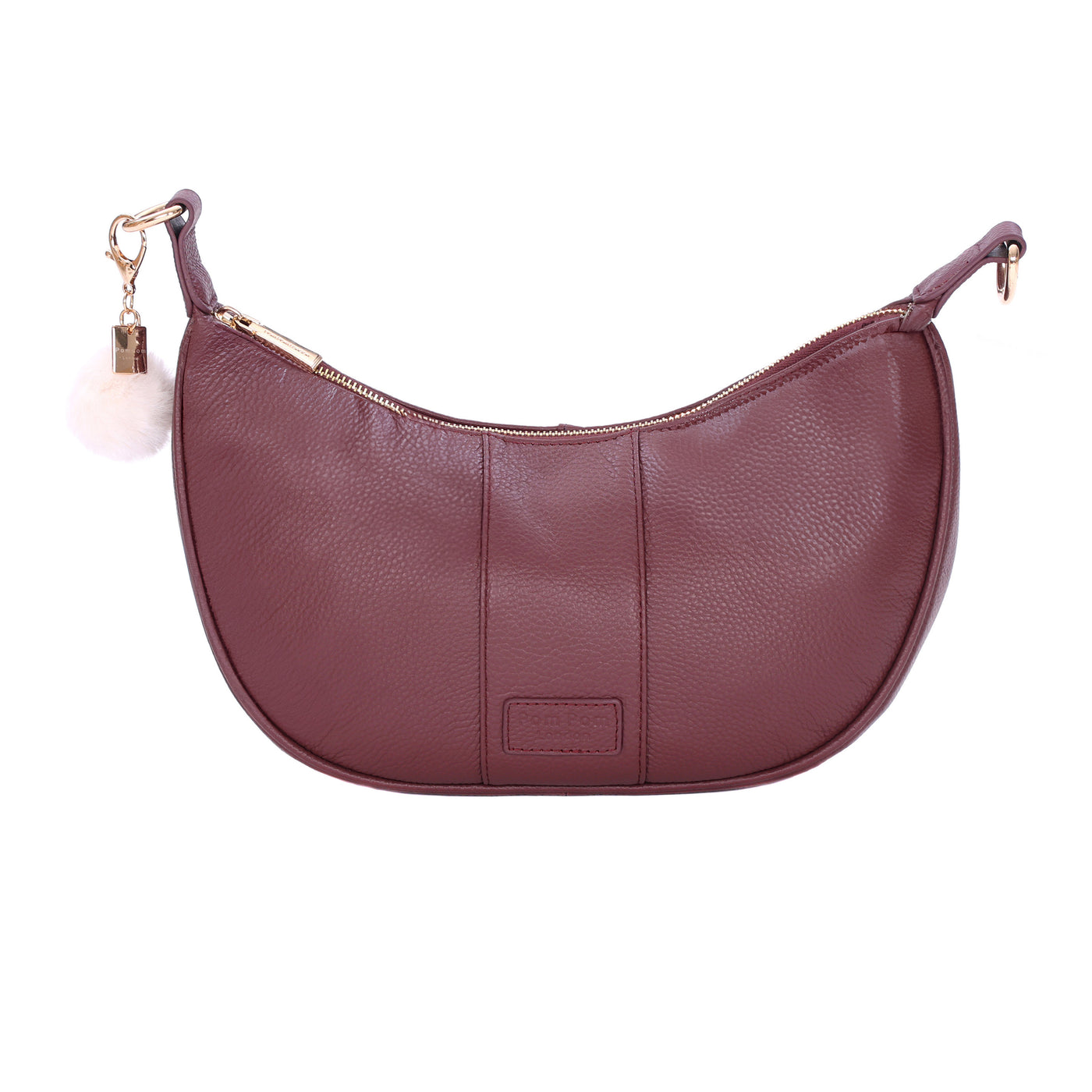 Sutton Sling Bag Deep Burgundy-Pom Pom London