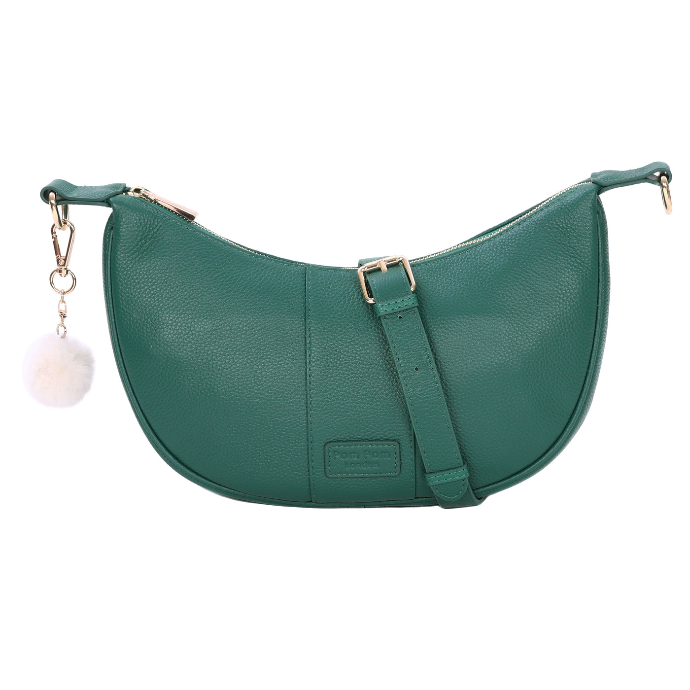 Sutton Sling Bag Madeira Green-Pom Pom London