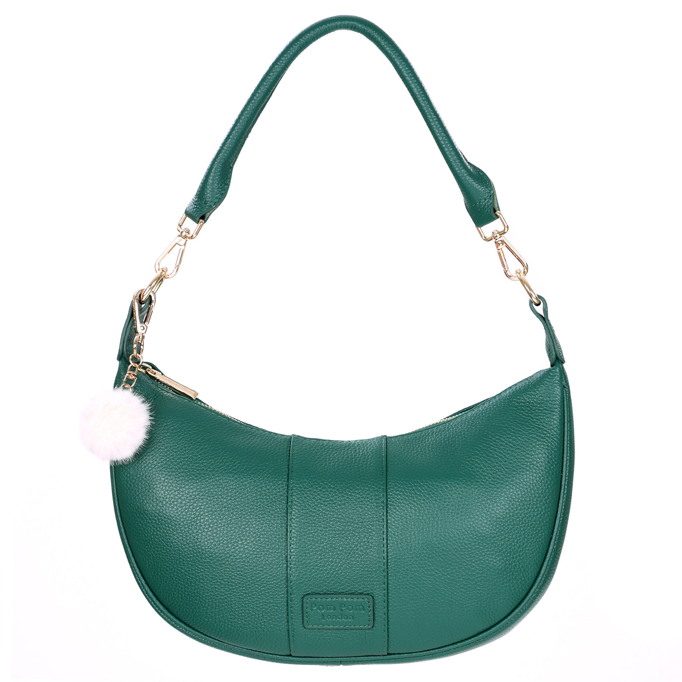 Sutton Sling Bag Madeira Green-Pom Pom London
