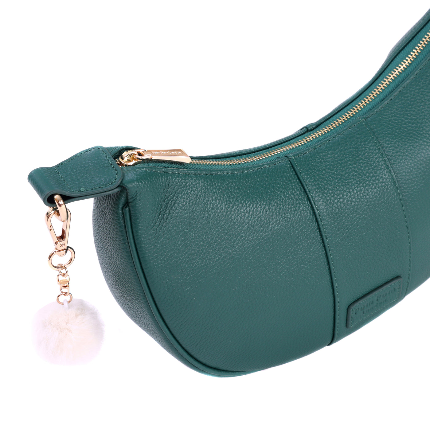 Sutton Sling Bag Madeira Green-Pom Pom London