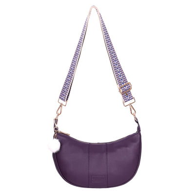 Sutton Sling Bag Purple Nightshade-Pom Pom London