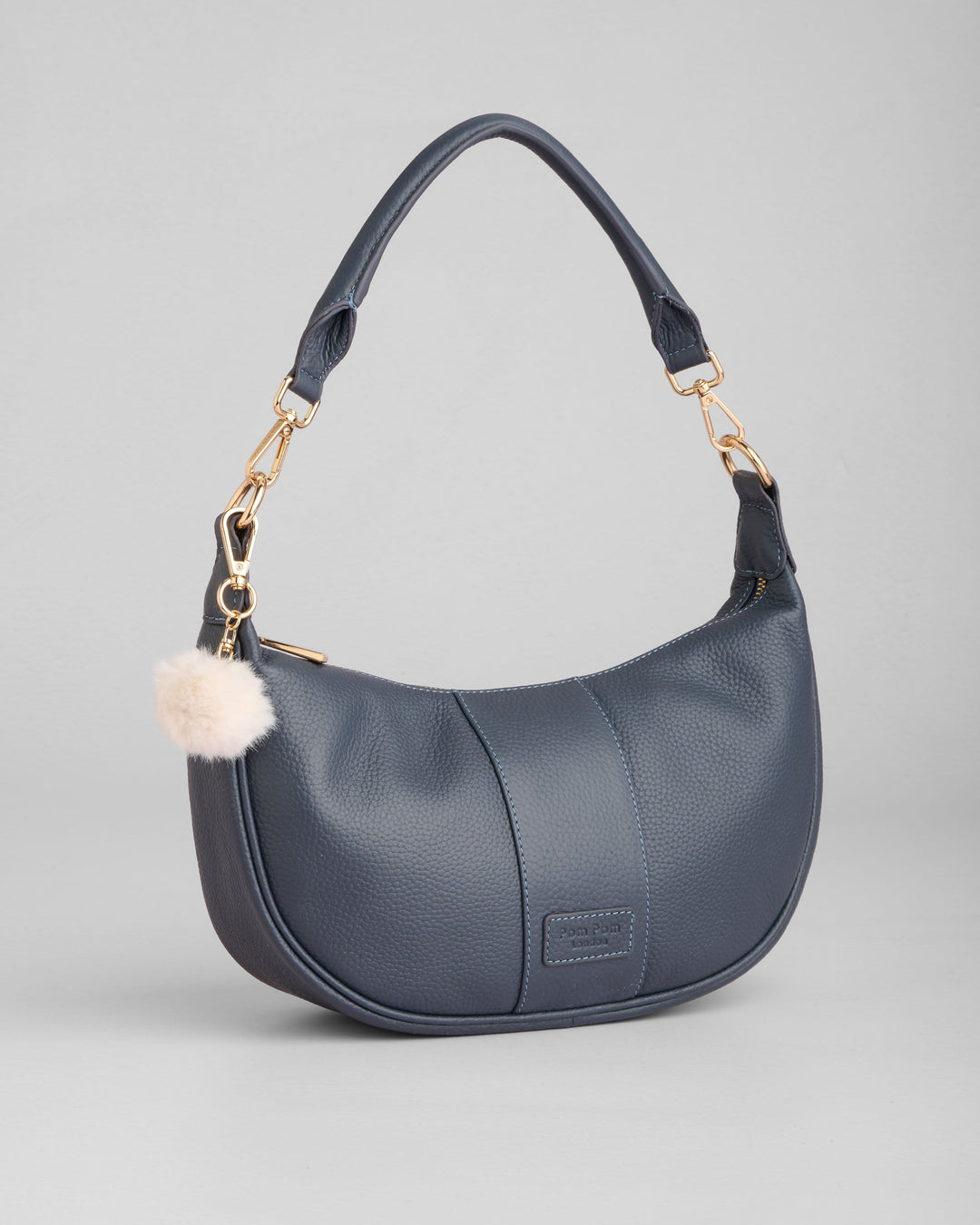 Sutton Sling Bag Slate Blue – Pom Pom London