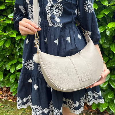 Sutton Sling Bag Stone-Pom Pom London