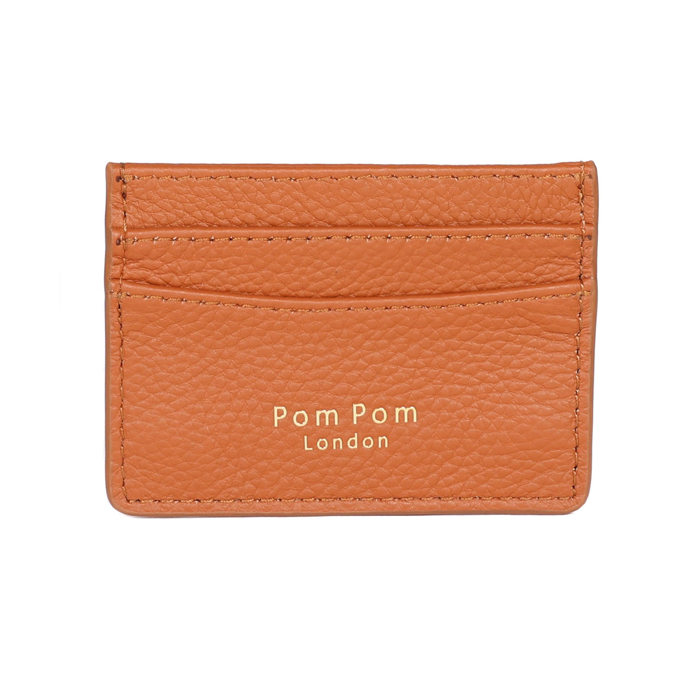 Chelsea Card Holder Tan - Pom Pom London