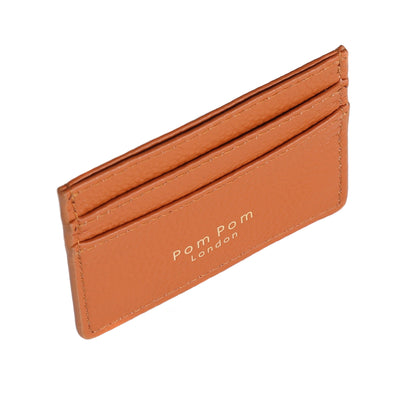 Chelsea Card Holder Tan - Pom Pom London