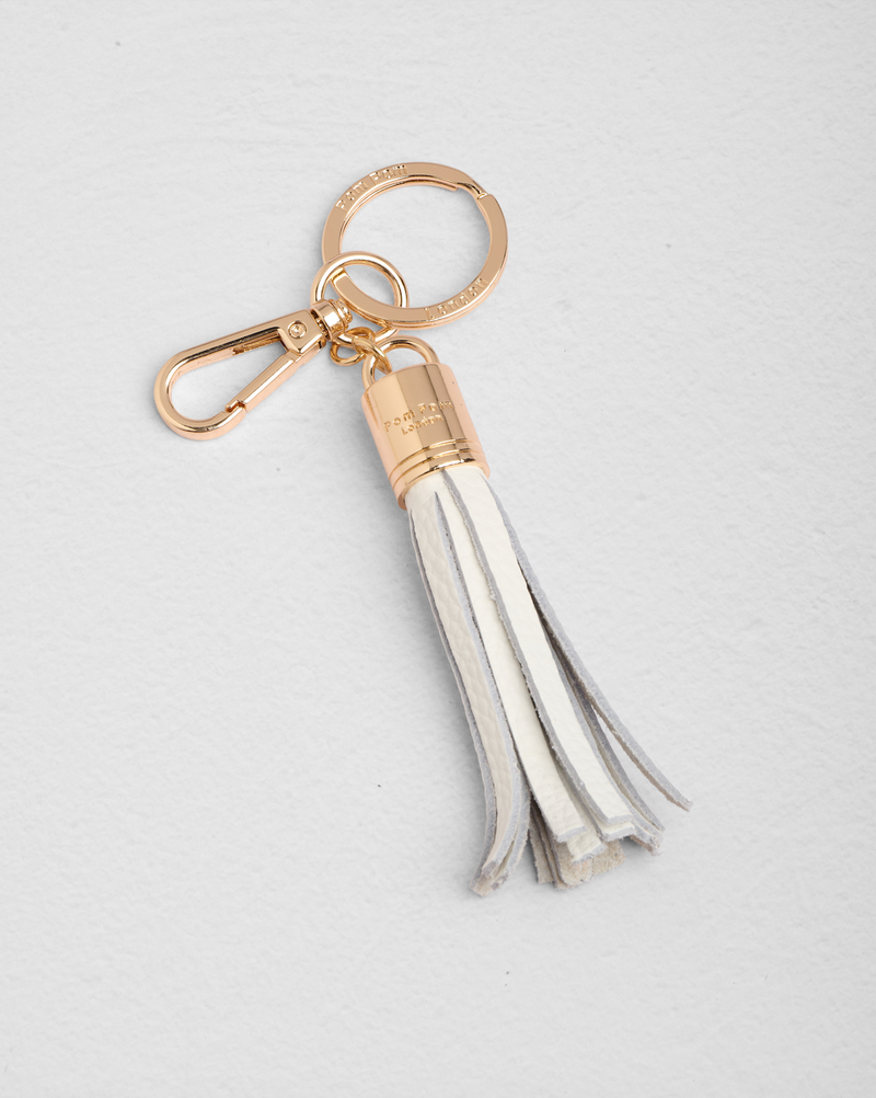 Tassel Bright White | Pom Pom London