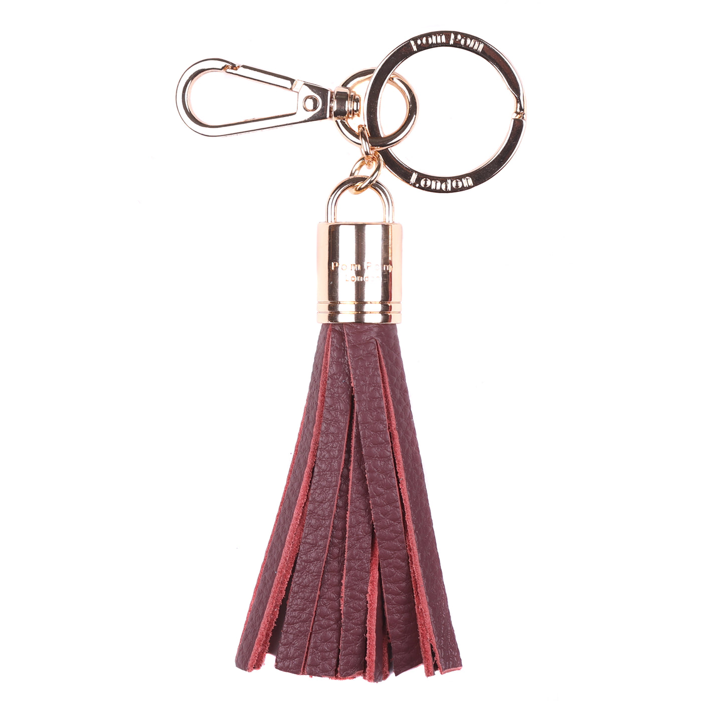 Tassel Deep Burgundy-Pom Pom London