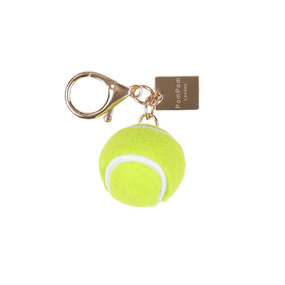 Mini Tennis Ball Keyring - Pom Pom London