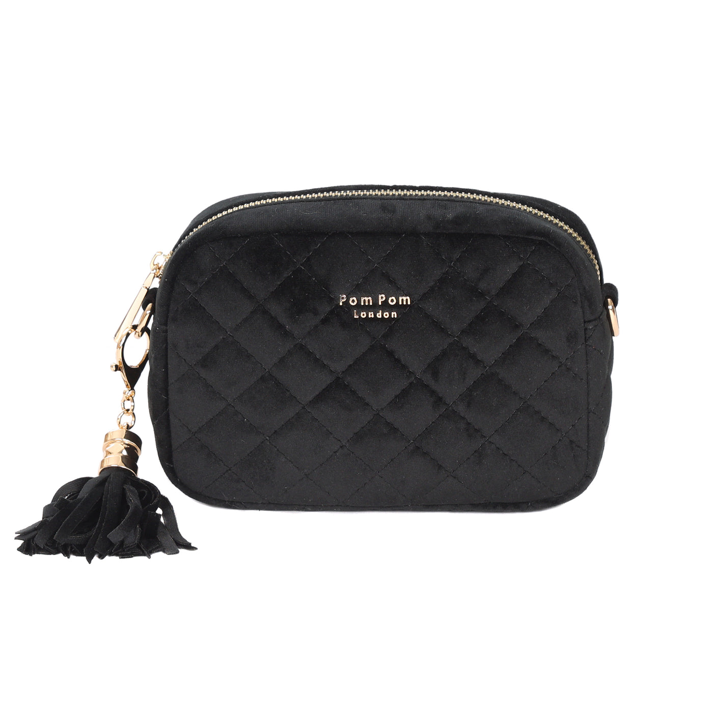 Quilted City MINI Bag Black Velvet