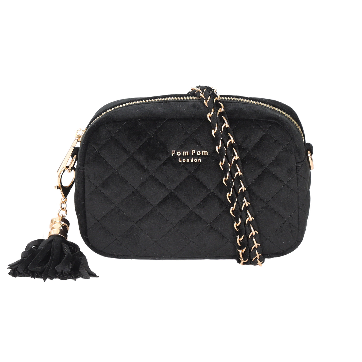 Quilted City MINI Bag Black Velvet