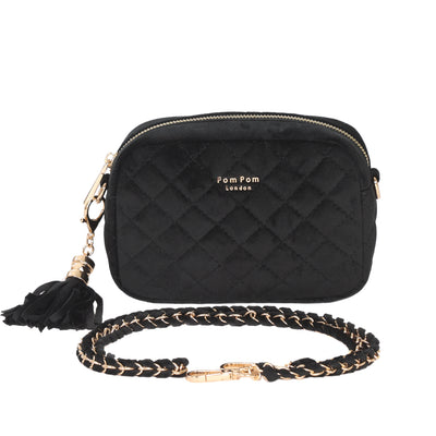 Quilted City MINI Bag Black Velvet