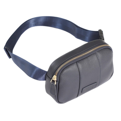 Barnes Belt Bag Navy - Pom Pom London