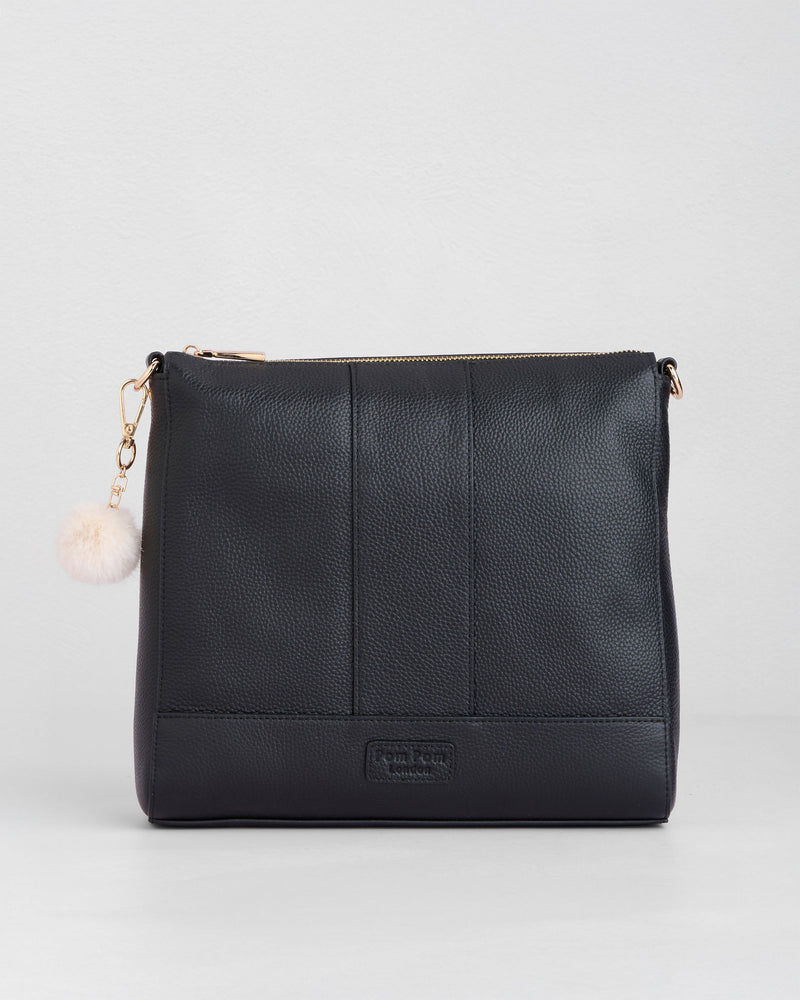 Westminster Bag Black & Accessories-Pom Pom London