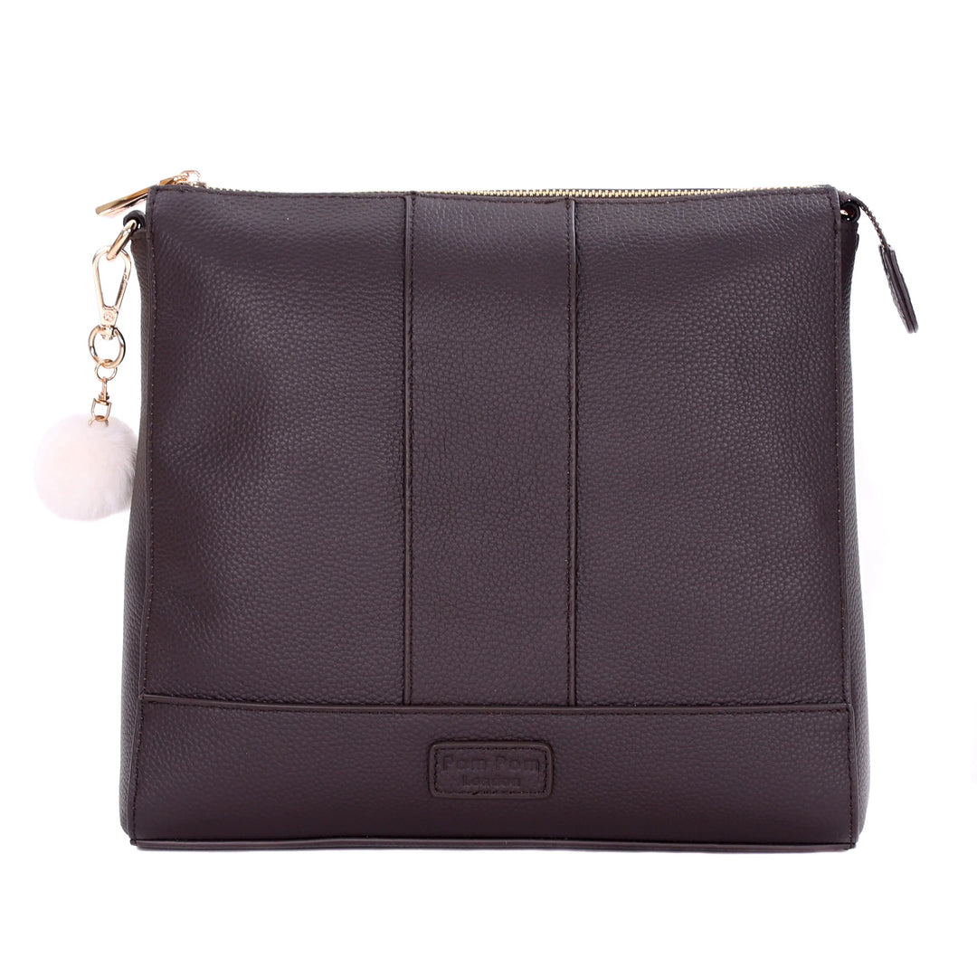 Westminster Bag Messenger Tote in Conker – Pom Pom London