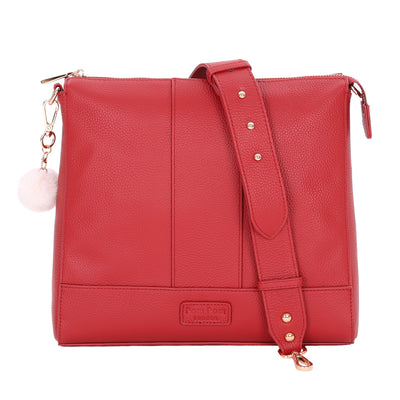 Westminster Bag Crimson Red & Accessories-Pom Pom London