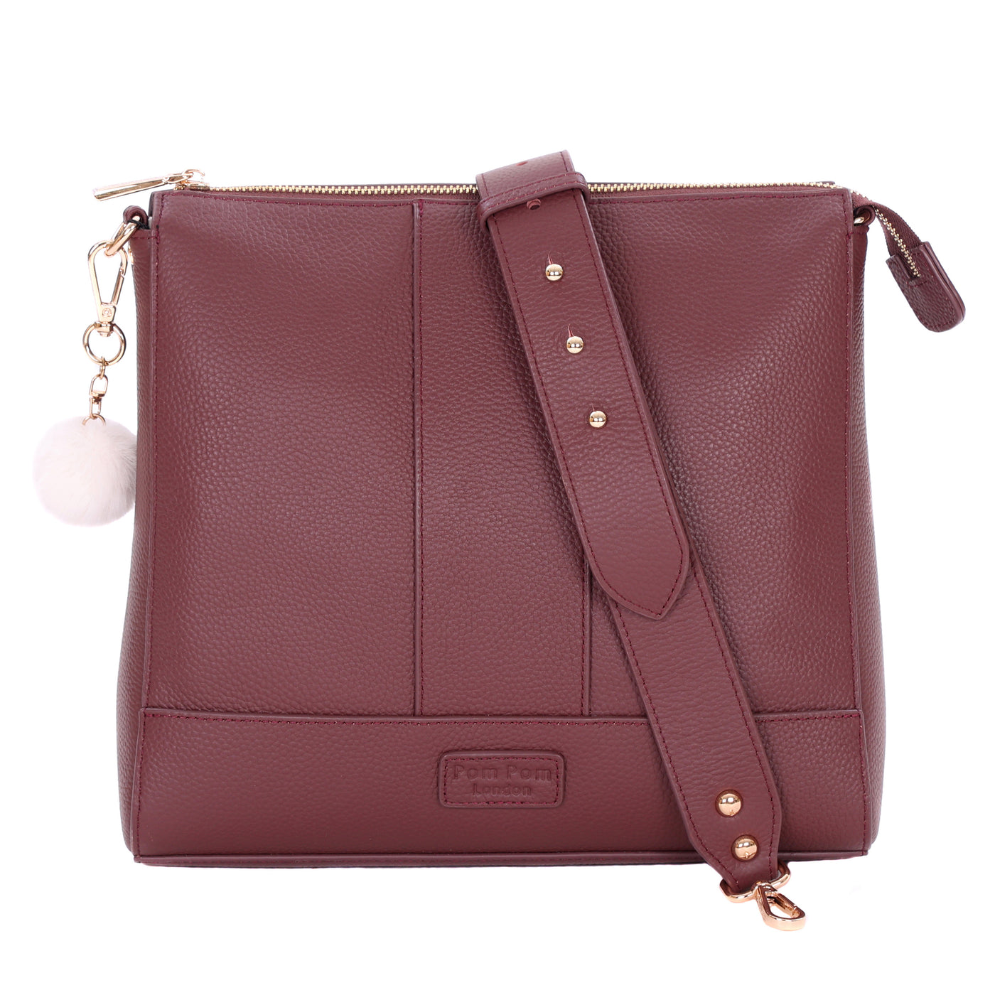 Westminster Bag Deep Burgundy & Accessories-Pom Pom London