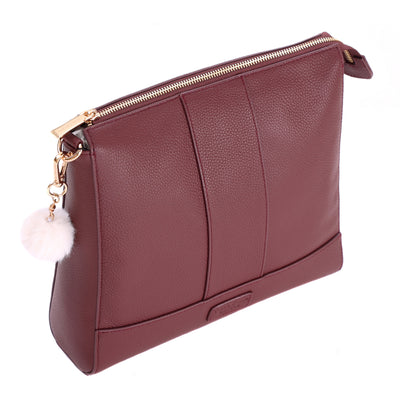 Westminster Bag Deep Burgundy & Accessories-Pom Pom London