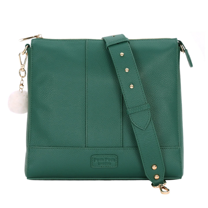 Westminster Bag Messenger Tote in Madeira Green – Pom Pom London
