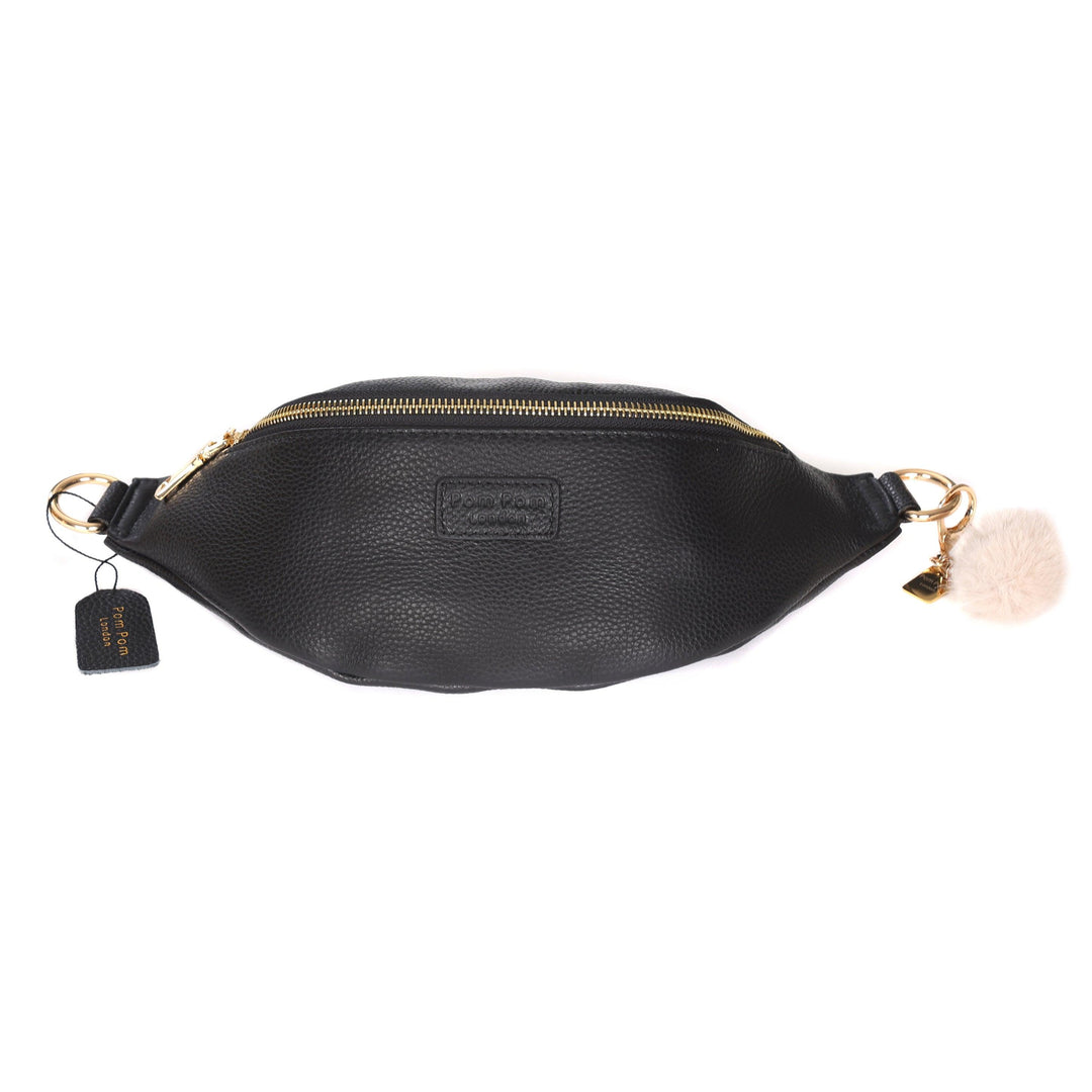 Black bum bag belt online