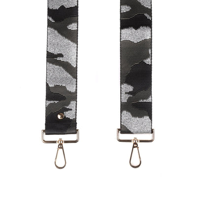 Strap Black & Silver Camouflage-Pom Pom London