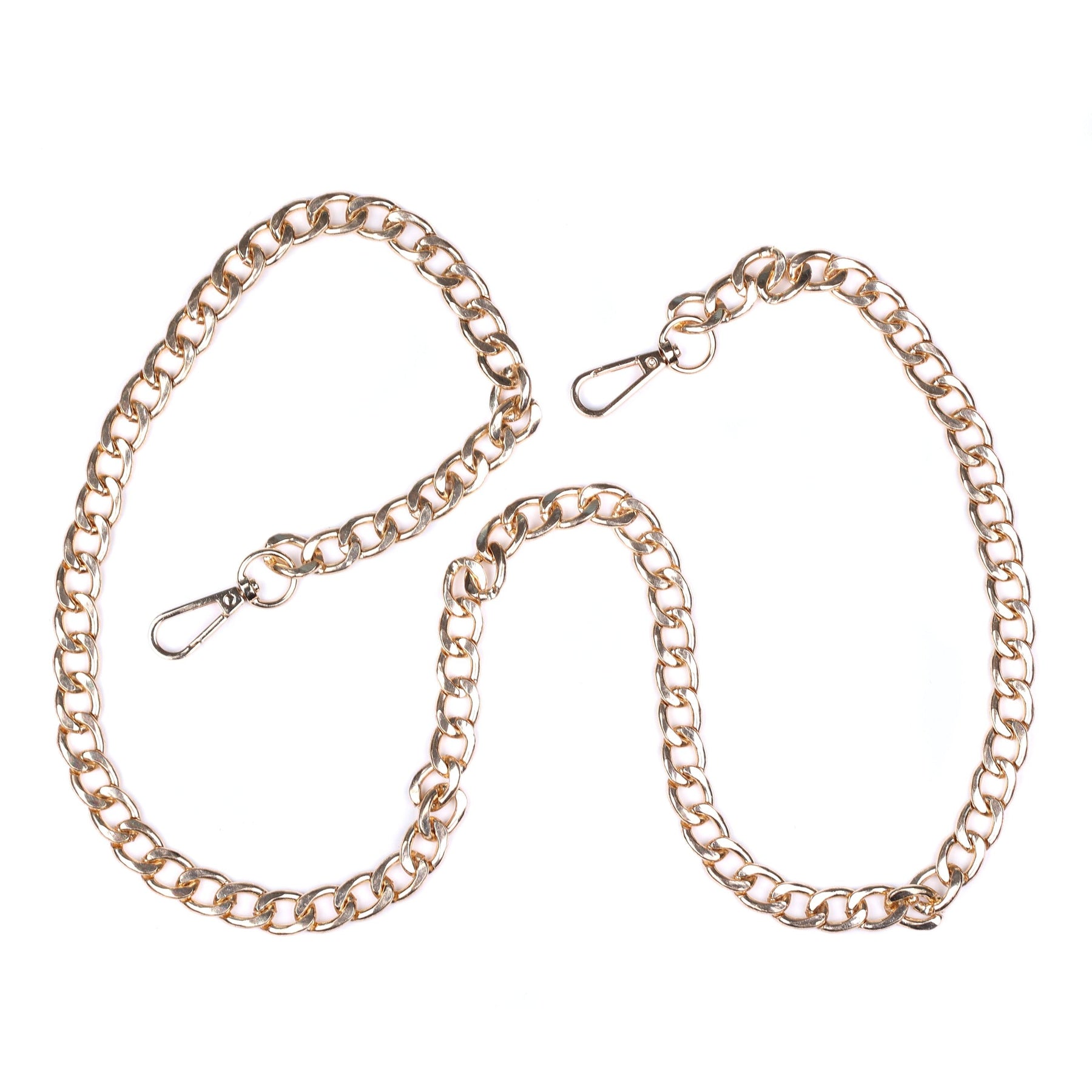 Luxury Crossbody Strap Oval Chain Gold or Silver for Your 